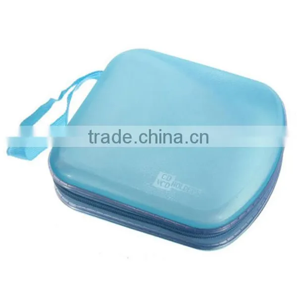 NEW Portable CD Storage Bag 40-pieces DVD Hard Plastic Protector Carrying Case photo-4