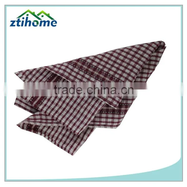Kitchen Towels Checkered Windowpane Large Size 100% Cotton Cleaning Cloth for Multi-use photo-5