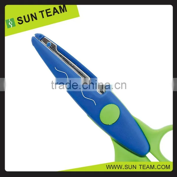 CS016 6-1/2" FDA Shape Cutting Scissor Student Craft Stationery Paper Scissors photo-4
