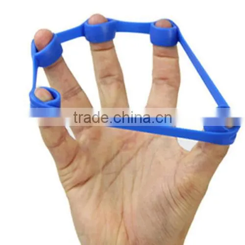 Silicone Exerciser Grips Strength Wrist Finger Stretcher Hand Resistant Trainer photo-2