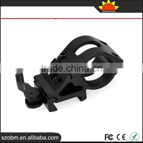 KC3008 Aluminum Alloy 30mm Ring 20mm Weaver Rail Mount For Gun,Quick Disassembly 21mm Flashlight/Scope Mount photo-4