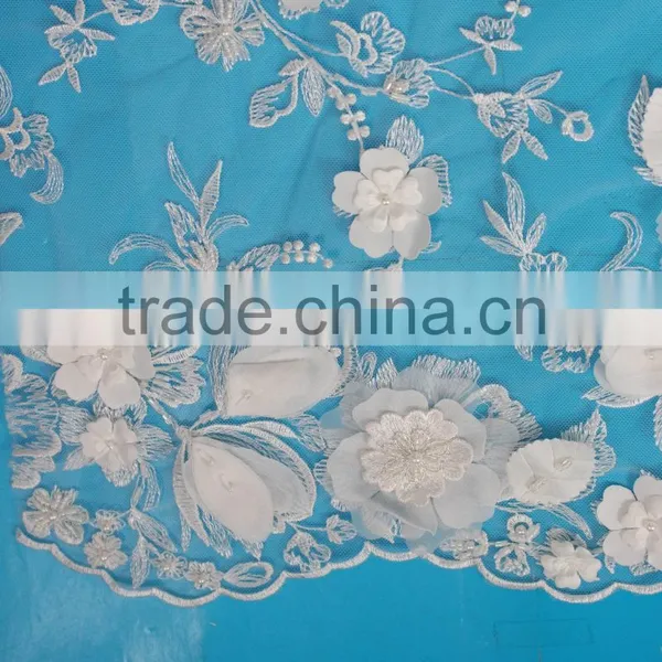 High Quality Long Duration Time Tulle Lace Fabric African photo-3