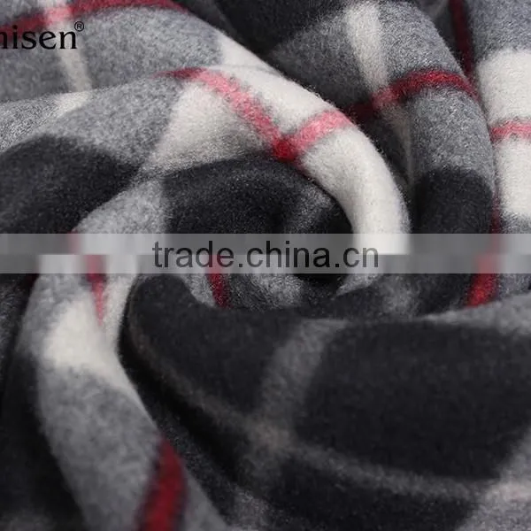 Hot Sale Stock Wholesale Warm Plaids Men Polar Fleece Vest photo-6
