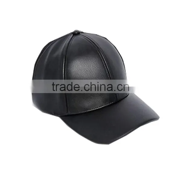 Custom Suede Bottle Opener Baseball Cap Leather Bill Baseball Cap photo-2