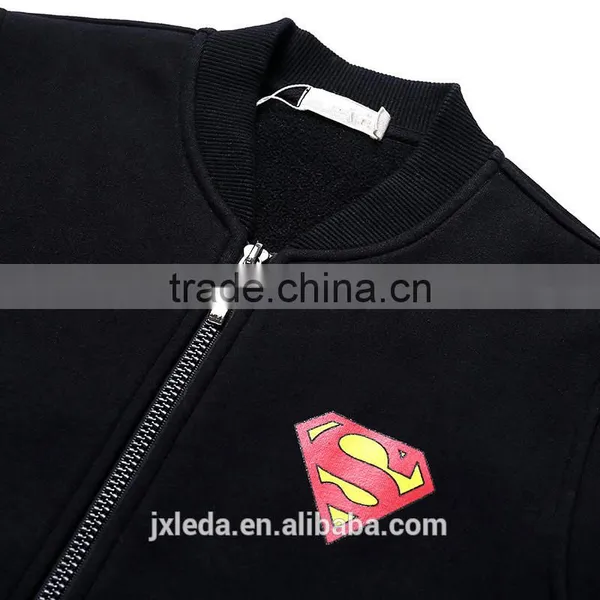 Pioneer Kids Promotion Direct Selling Regular Child Black Jacket Plus Velvet Thickening Outerwear 2016 Autumn Cartoon Coat photo-4