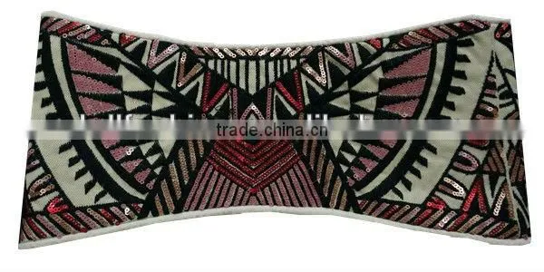 Customized Ethnic Colorful Canvas Belt With YKK Zipper photo-4
