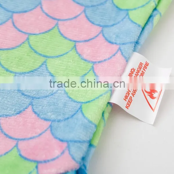 ShiJ Tails Mermaid Blanket For Kids (Blue) photo-5