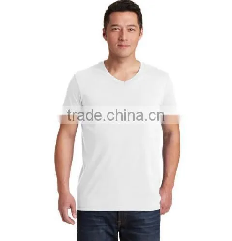 2016 Summer Promotion Plain Dyed O-neck Short Sleeve 160g 100%cotton Custom Elongated t Shirt photo-2