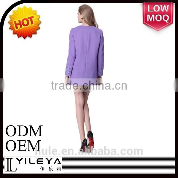2015 New Korean Style Fashion Woolen Winter Design Lady Coat photo-5