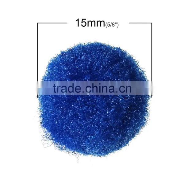 Handmade Decoration DIY Knitting 15.0mm Round Terylene Pom Pom Ball photo-3