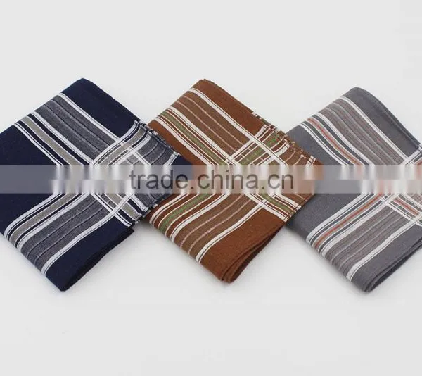 Factory Direct Hot Sale Wholesale 100% Cotton Mens Handkerchief photo-3
