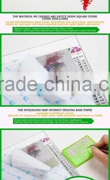 DIY Diamond Painting, Resin Stone Painting- 2016 New Diamond Painting, photo-4