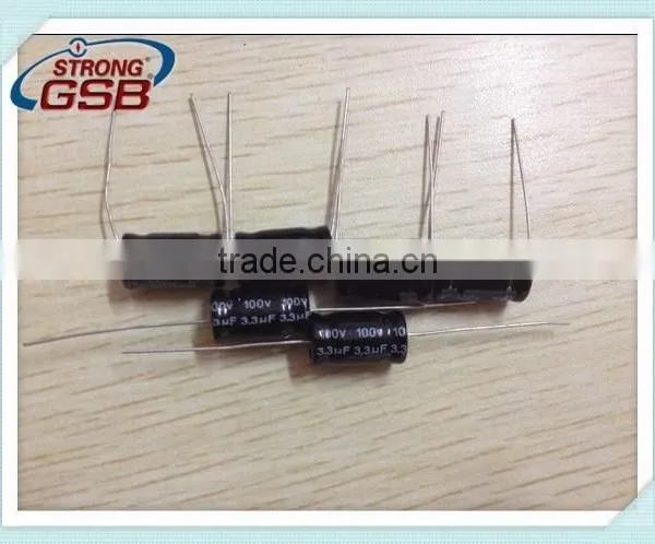 Horizontal Capacitor 3.9UF100V Aluminum Electrolytic Capacitor Inventory on Sale Best Choice photo-3