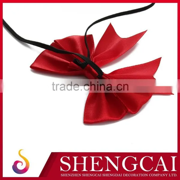Red Polyester Satin Ribbon Bow for Sale photo-3