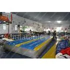 Various Colorful Square Inflatable Air Track Mat / Trampoline Tumble Track For Gym