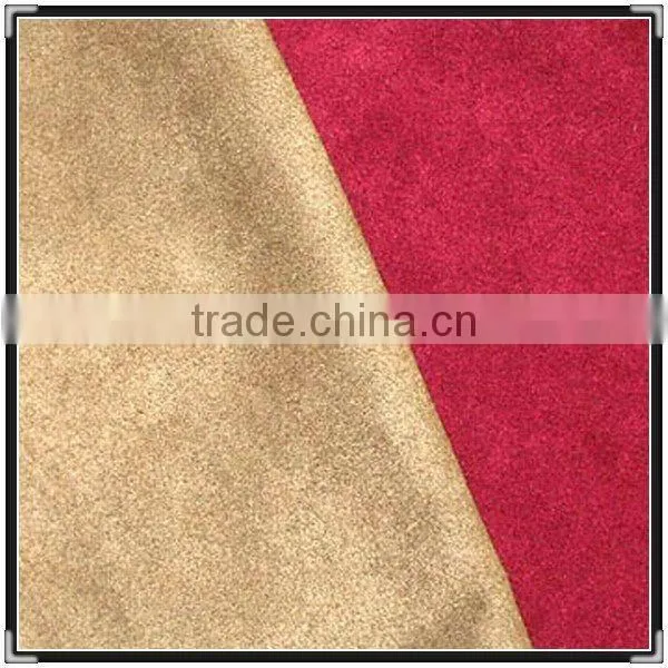 Plain Dyed 200D Faux Suede Fabric