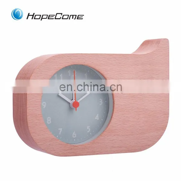 Consumable DIY Hot Selling Table Wooden Alarm Clock photo-5