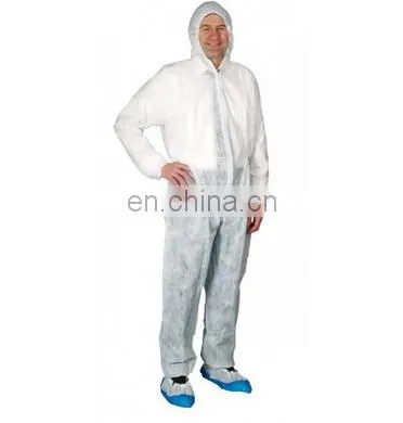 Disposable SF/Microporous Protective Safety Coverall With Hood photo-4