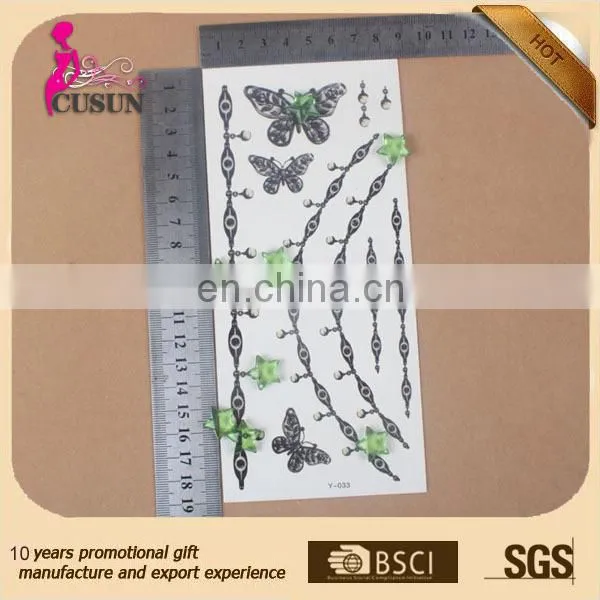 Sexy Skin Jewellery Large Size Body Temporary Tattoo Sticker photo-5