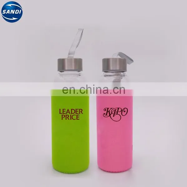 Promotional Custom LOGO Printed Sports Glass Water Bottle photo-4