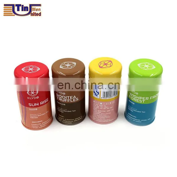 Small Round Tea Tin Box photo-4