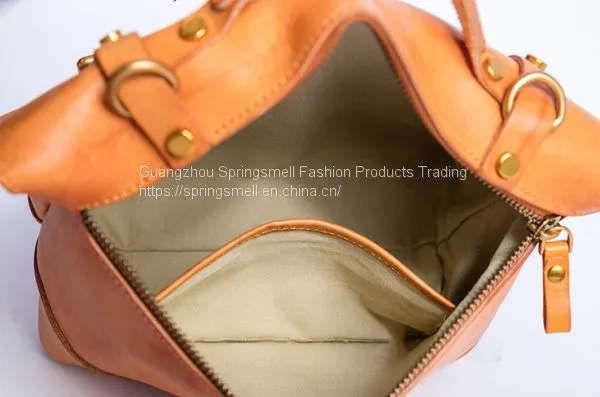 Wholesale Bags 2018 New Original Retro Shoulder Bag Handmade Leather Portable Diagonal Messenger Bag photo-4
