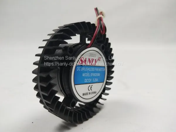 DC 12v 6825 Ball Bearing Brushless Cooling Fan Centrifugal Fan photo-2