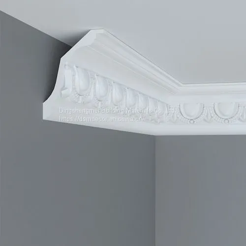 Egg and Dart Design Polyurethane Cornice Moulding photo-3