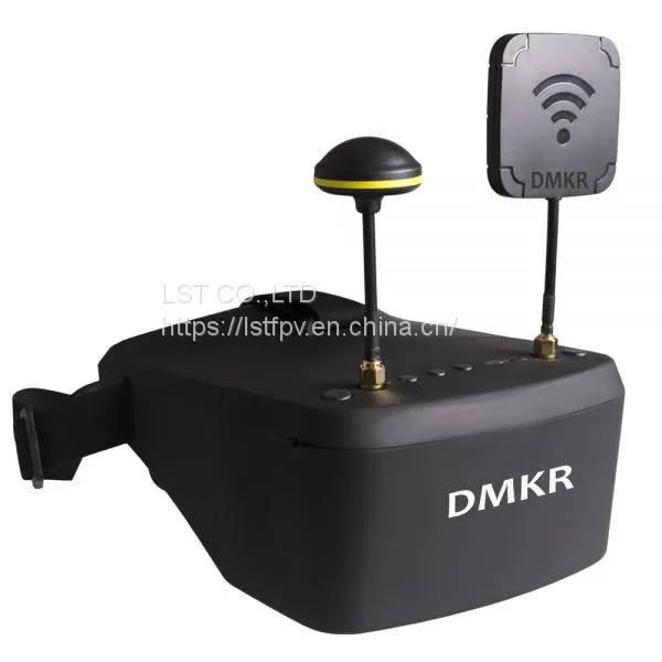 EV800D FPV 3D Goggles 5.8G 40CH FPV Headset With 3.7V 2000mAh Battery DVR and Diversity for FPV Racing Drone