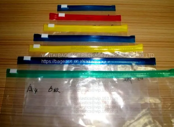 Quad Seal Bottom and Bottom Load Metallized Film Slider Zipper Packaging Bag, Metal Zipper Printing PVC Slider Bags photo-4