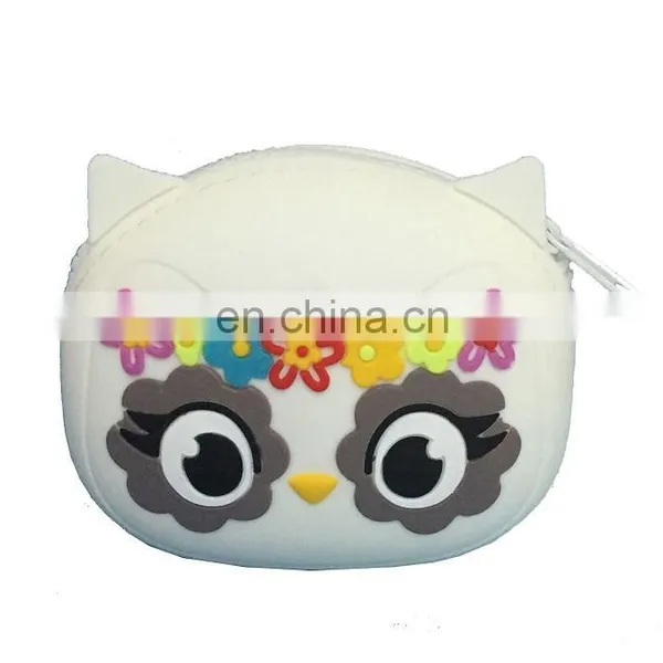 Kawaii Cartoon Shape Coin Wallet Cheap Promotion Clutch Emoji Silicone Coin Purse photo-4