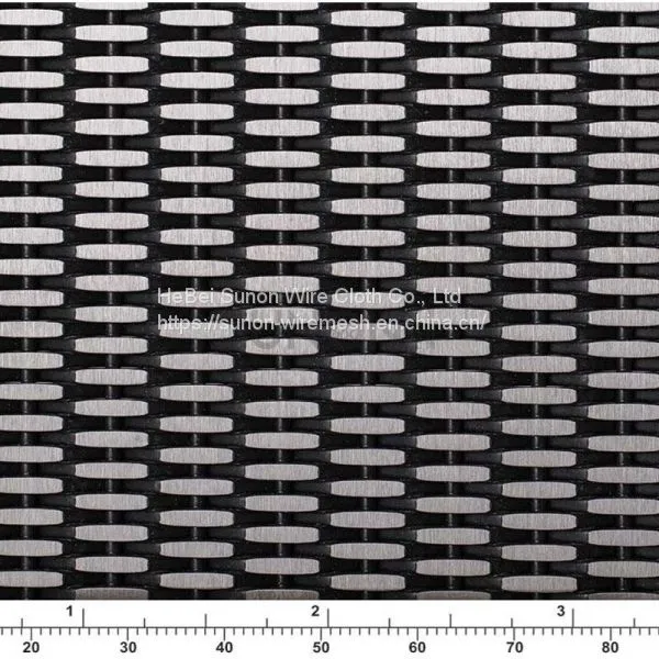 Elevator Wall Wire Mesh Custom Decorative Woven Mesh Elevator Wall Wire Mesh Factory photo-3