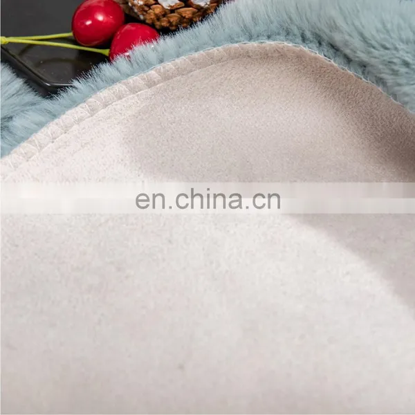 High Quality Bedroom Small 60*90 Purple Colorful Fluffy Fake Fur Carpets And Rugs photo-5