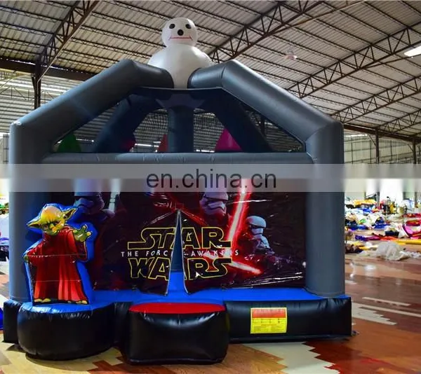 Wars Theme Kids Inflatable Dark Castle Fun Jumping City for Sale photo-6