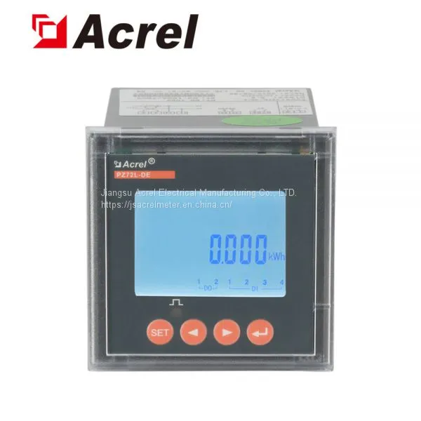 Acrel 300286.SZ DC 0-1000V Input Multi Tariff Panel Power Analyzer PZ72L-DE/F for Solar Power System photo-3