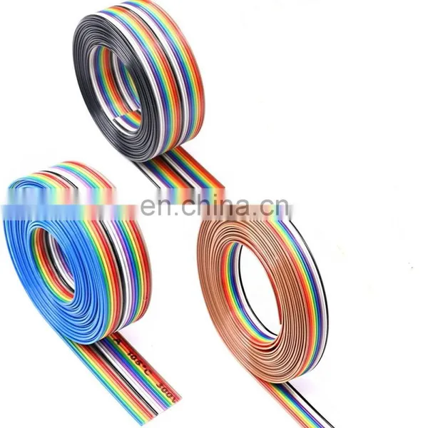 vw 1 80c 300v 2468 Flat Ribbon Cable 24awg Wire Awm 2468 300v Electronic Wire Cable photo-3