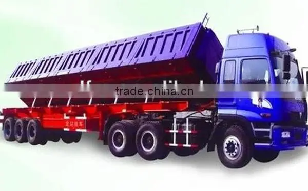 Dongfeng 3axle Tipper Trailer, Semi Tipper Trailer From China for Sale