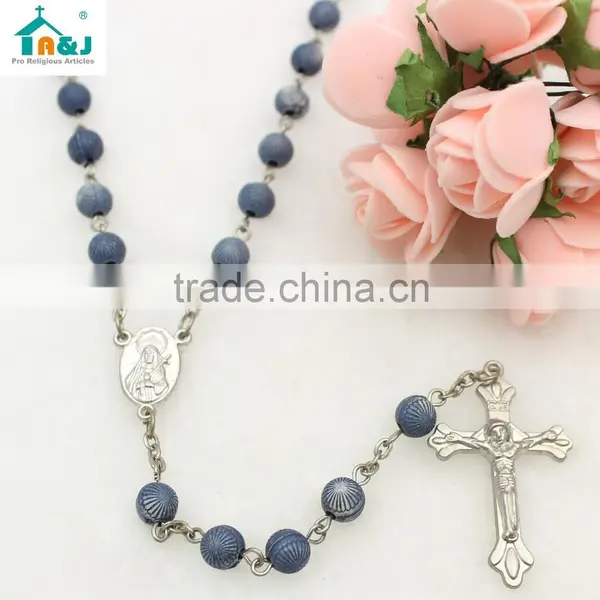 Souvenir Rosary Cheap With Metal Cross Charm photo-3