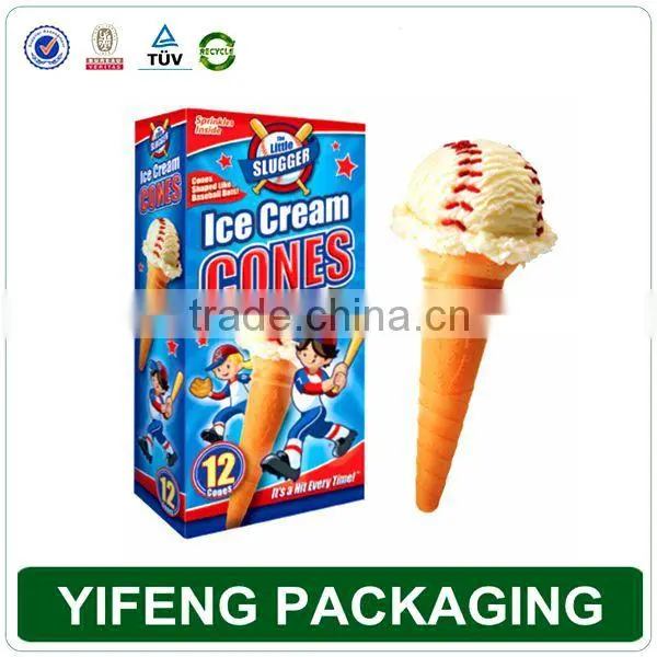 2015 Custom Design Fancy Ice Cream Box Packaging With Paper photo-2