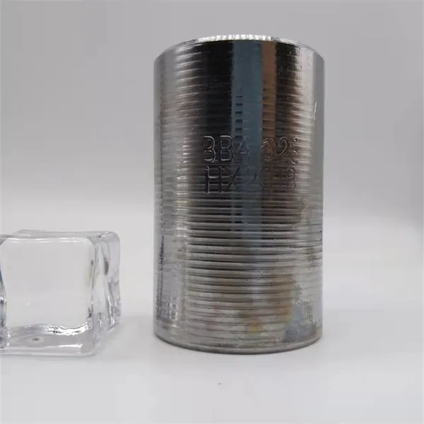 Φ32 75*47 Metal Building Materials Rebar Couplers/ Mechanical Thread Rebar Sleeve photo-3