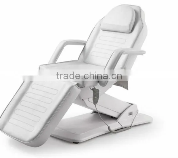 White Salon Furniture Massage Bed With 3 Motors photo-3