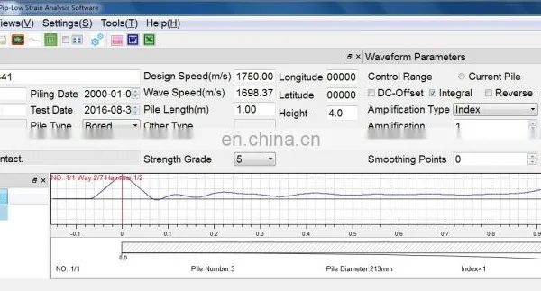 ASTM D5882-07 PIT Pile Integrity Testing 3 Component Borehole Geophone Instrument photo-5