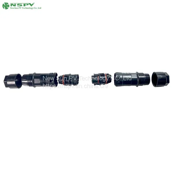 2pin 3pin 5pin Solar AC cable connector screw lug waterproof ac connector