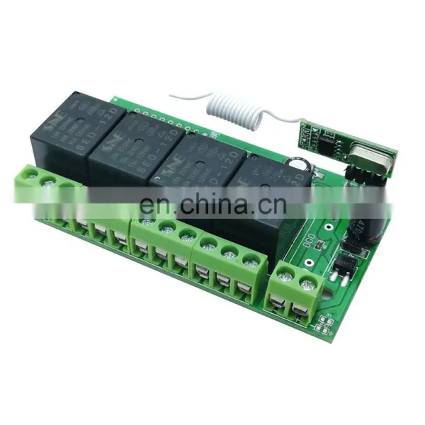 12V Learning Type Four-way Remote Control Switch photo-3