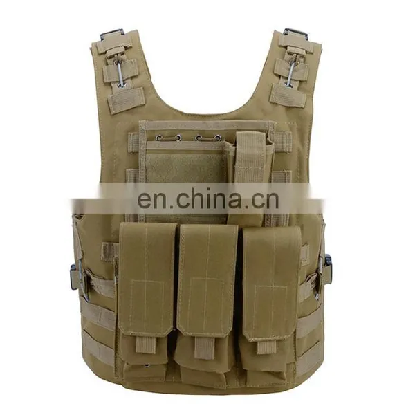 2022 Outdoor Sport Oxford Fabric Vest Plate Carrier Waterproof Training Combat Tactical Vest