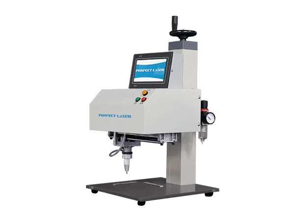 Chassis Nameplate Desktop Desktop Smart Touch Integrated Metal Dot Peen Pneumatic Marking Machine photo-2