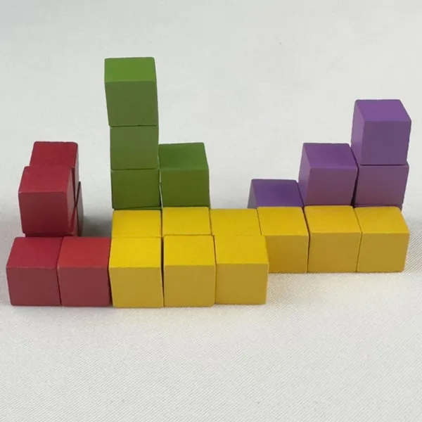1CM Wooden Square