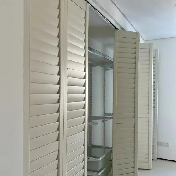 100% Custom Made Basswood Window Shutter Bi-folding Panels photo-2