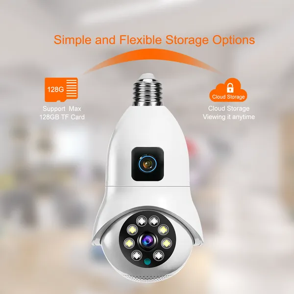 Ringsee Wifi камера видеонаблюдения 2mp для помещений с двойной линзой, камера безопасности с AI-системой детекции движения и двухсторонним аудио
