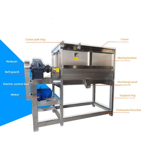 Wheat Flour Mixing Machine Coffee Milk Protein Powder Mixing Machine Animal Feed Mixer Blend Machine With CE photo-2
